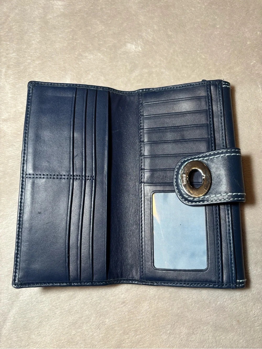 Coach Vintage Turnlock Leather Wallet